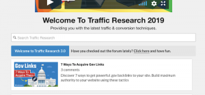 homepage of Traffic Research by Eric Lancheres