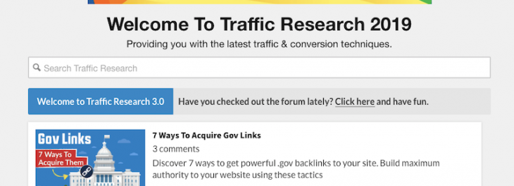 homepage of Traffic Research by Eric Lancheres