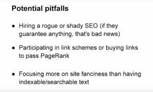 1 - potential pitfalls