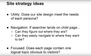 4 - site strategy